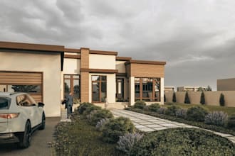 do 3d home landscape architect for waterfall backyard garden lawns home walkway