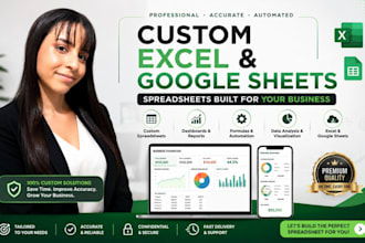 create custom excel spreadsheet, google sheets, budget planner excel template