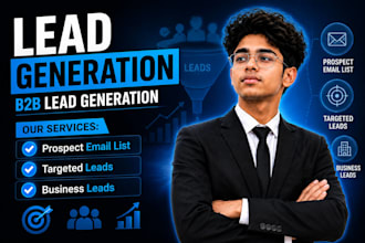 b2b lead generation, targeted prospect email list and business leads