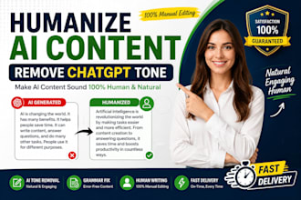humanize ai generated content and remove chatgpt tone
