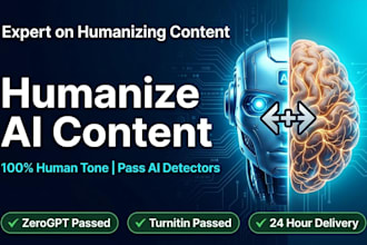 humanize ai generated books,research and essays in 12 hours