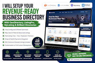 build brilliant directory website with geodirectory, directorist and hivepress