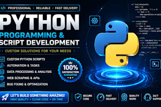develop custom python scripts and automate your tasks
