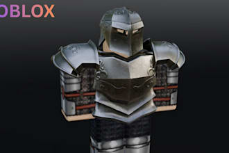 make roblox 3d models, ugc accessories, weapons, armor and outfits