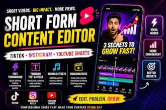 edit short form tiktok instagram reels youtube shorts