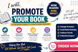 promote your book to increase visibility and reach more readers
