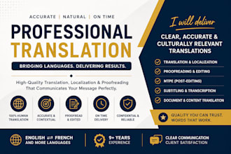 translate english to danish manually and professionally