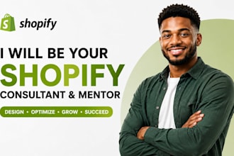 be your shopify mentor, shopify expert, shopify consultant, dropshipping coach
