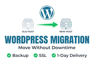 migrate or transfer your wordpress website to a new host