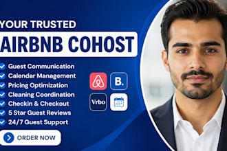 provide expert co hosting for airbnb, vrbo, and booking com