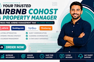 provide expert co hosting for airbnb, vrbo, and booking com