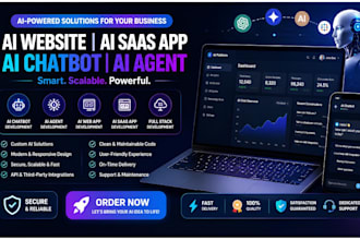 develop ai saas app ai chatbot ai web app ai agent ai application developer