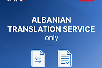 translate any document from english to albanian