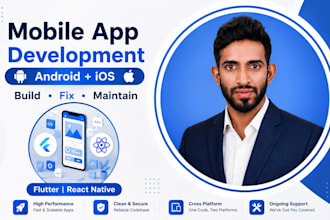 develop, fix, maintain, and upgrade your android and ios app