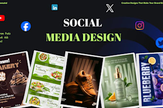 design professional social media graphics