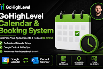 set up your gohighlevel calendar and booking automation