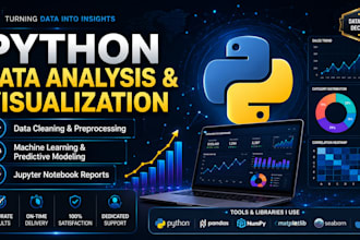 do python data analysis data cleaning and visualization