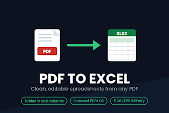 convert your pdf to excel spreadsheet format