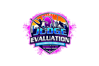 make incredible wonderful gymnastic logo for your company