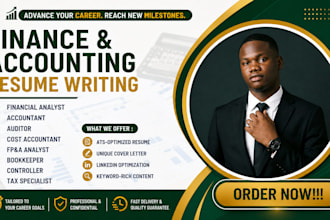 write ats finance, accounting, CPA, bookkeeping, auditor resume
