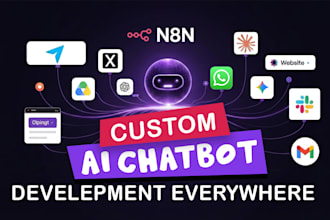 build ai chatbot and ai agents using gpt or claude, n8n, langgraph