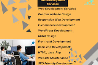 build responsive custom web development and website design