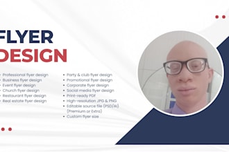 design a professional business flyer for your brand