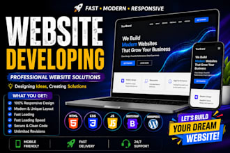 design and develop professional website