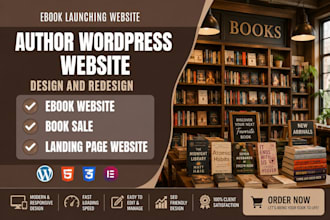 design author website, ebook website, portfolio website, wix book author website