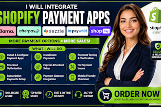 integrate shopify payment apps klarna afterpay sezzle paywhirl shop pay