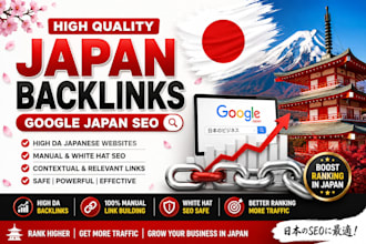 high quality japan backlinks for japanese google seo ranking