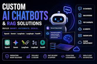 build an ai chatbot with openai, gemini, langchain and rag