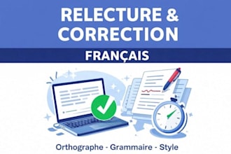 manually proofread and correct your french text