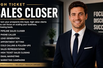 be pipeline sales closer insurance cold calling appointment setter phone caller