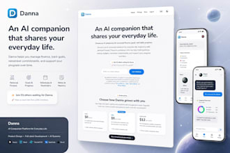 build landing page for your saas