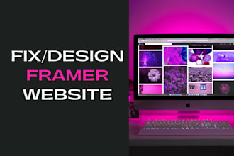 fix framer or design framer website
