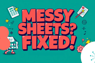 fix and clean up your google sheets