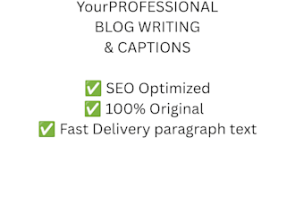 write SEO blog posts and viral social media captions