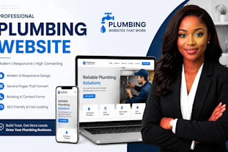 design a responsive plumbing website