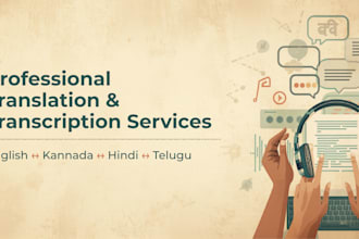 accurately translate and transcribe your documents or videos or audio files