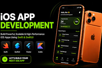 do ios app development as swift developer swiftui iphone app ios developer
