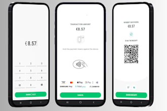 develop softpos app, with nfc tap to pay functionality, mobile nfc payment app