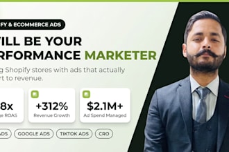 your performance marketer to scale shopify ecommerce ads