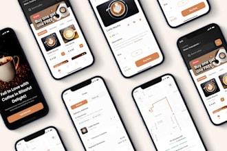 develop a flutter mobile app for android and ios