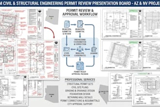 prepare structural and civil engineering permit sets for arizona and nevada