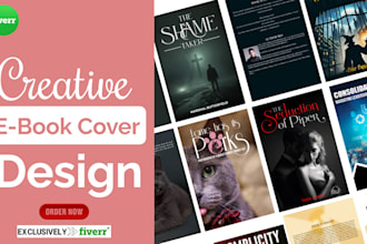 design professional book cover or ebook cover
