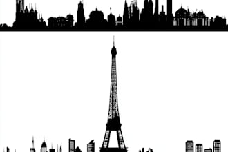 do landscape silhouette city skyline city silhouette