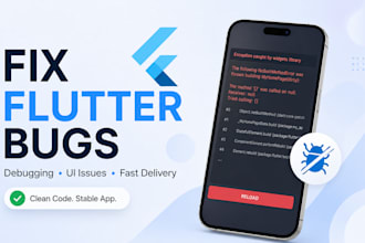flutter app bugs, debugging, and UI issues