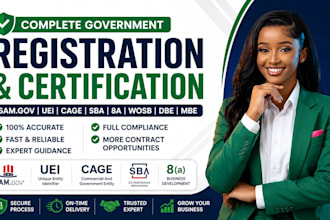 do sam gov registration, uei, cage code, sba, 8a, wosb, dbe, mbe certification