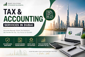 be your tax advisor, accountant for your dubai company